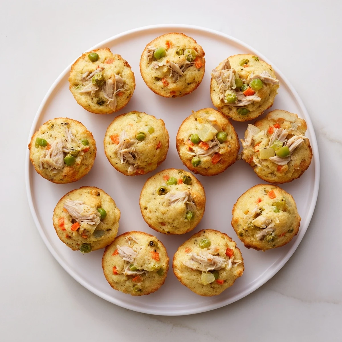 Chicken Cornbread Savory Muffins