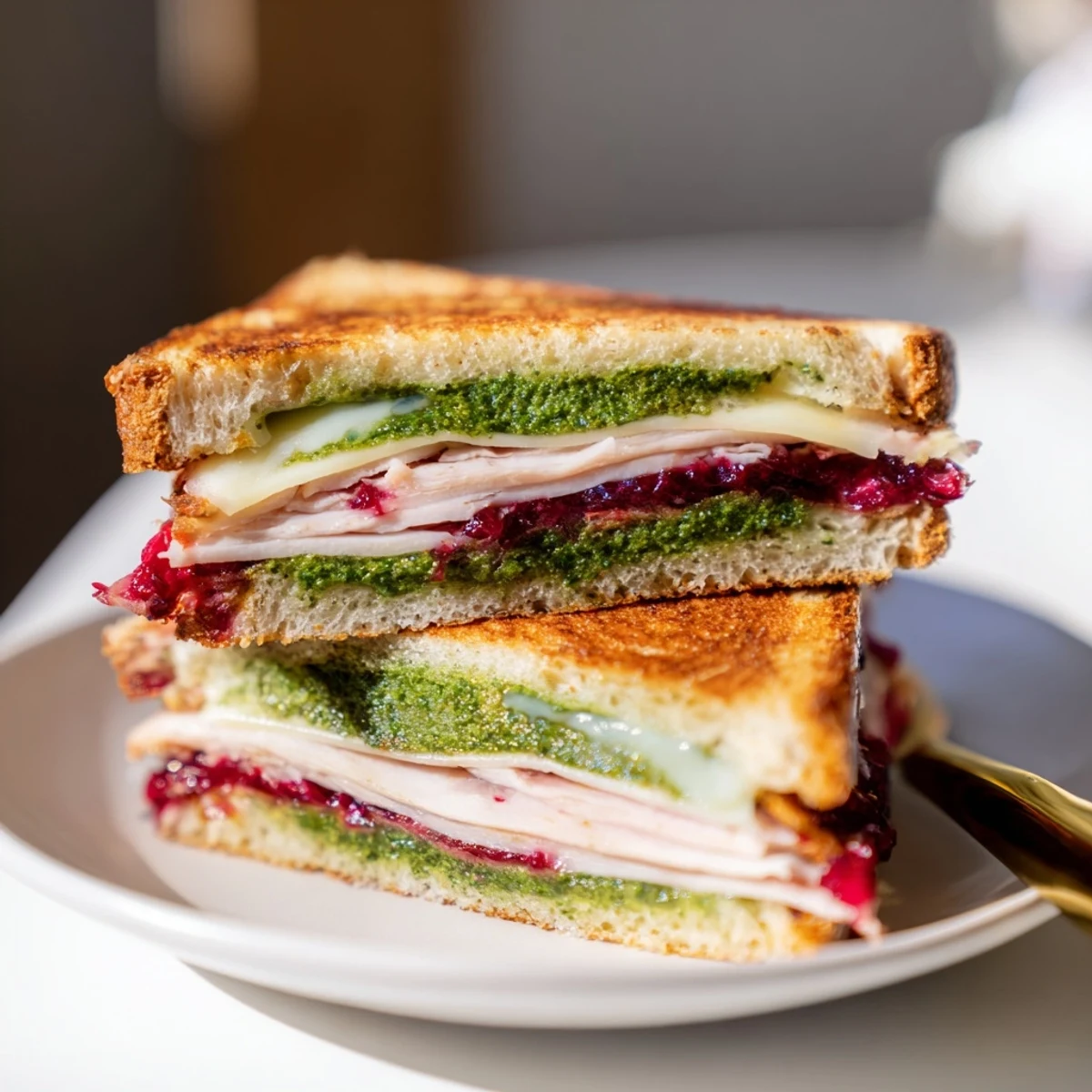 Pesto Cranberry Turkey Melt