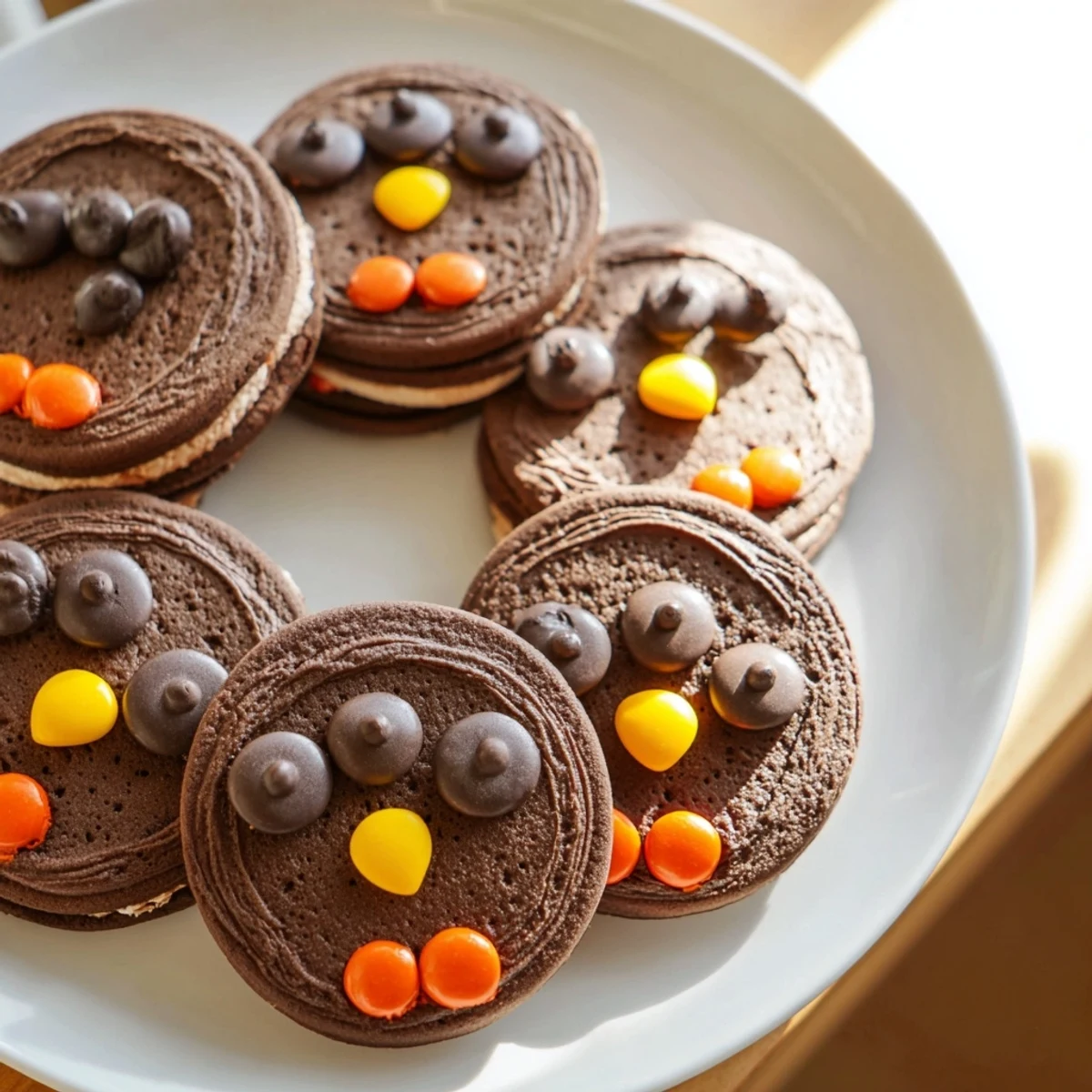 A vibrant photo shows a Hoot Hoot Owl treat tray with colorful fruit skewers and cookies.