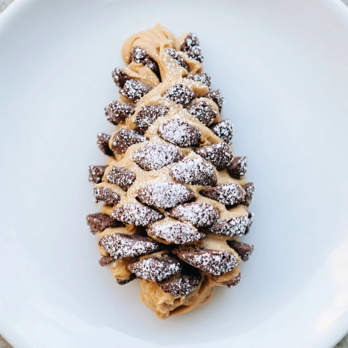 Pinecone Shaped Peanut Butter