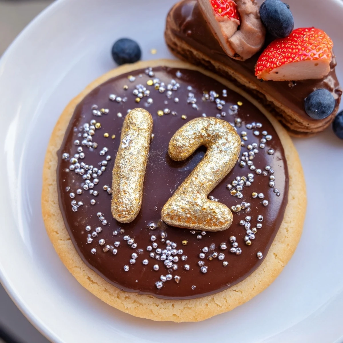 Sparkling Clock Countdown Platter
