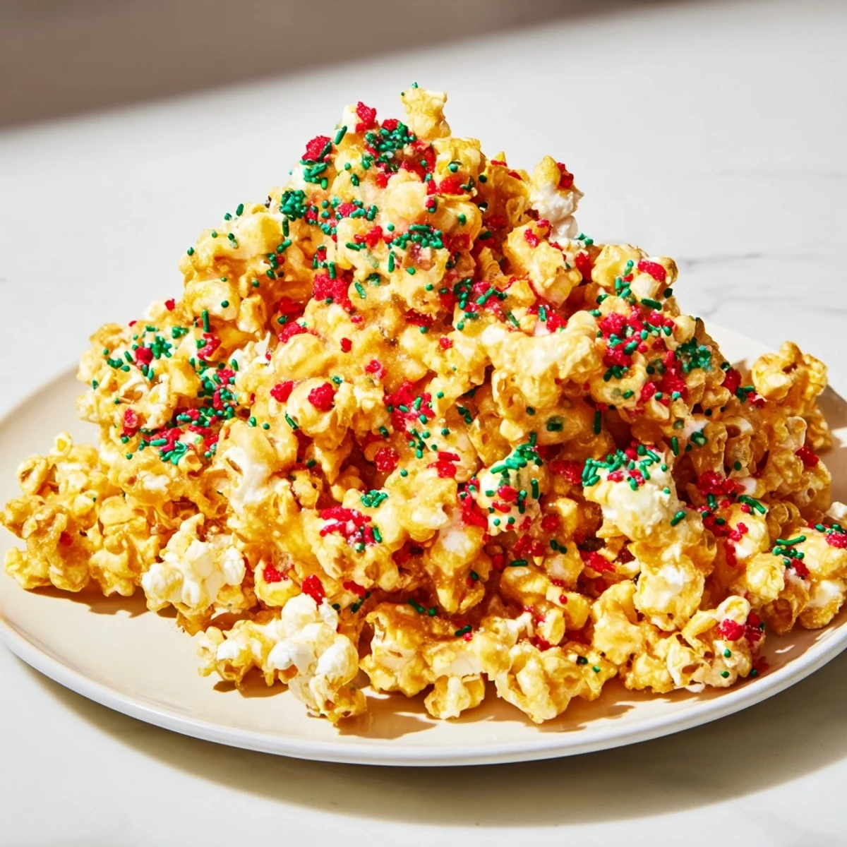 Popcorn Piles with Sprinkles