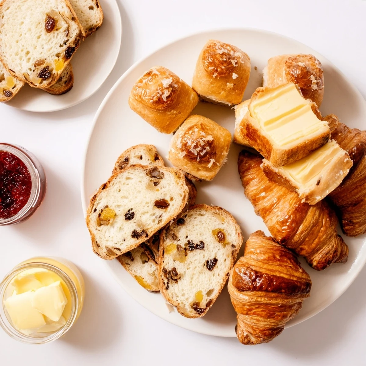 A Christmas Brunch Gift Box, overflowing with brioche, fruits, and treats for a delicious holiday morning.