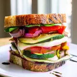 Sheet-Pan Roasted Veggie Caprese