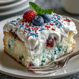 Red White Blue Poke Cake