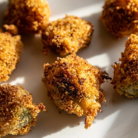Golden-brown, crispy cheese-wrapped pickle ornaments served with a creamy dipping sauce for a festive bite.