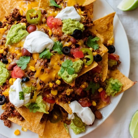Loaded Nachos Beef Cheese