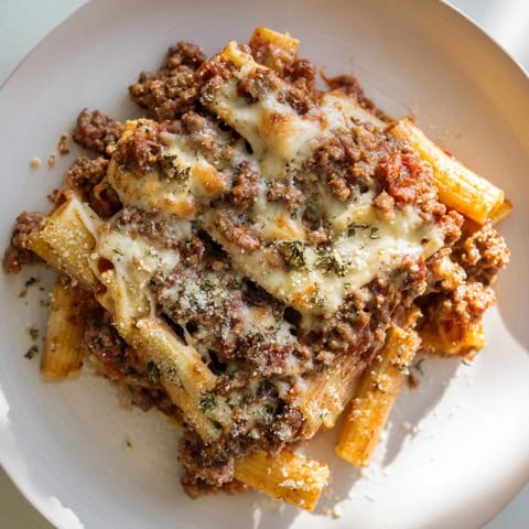Baked Ziti Meat Sauce