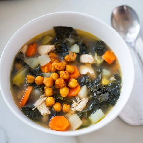 Chicken Kale Soup Crispy