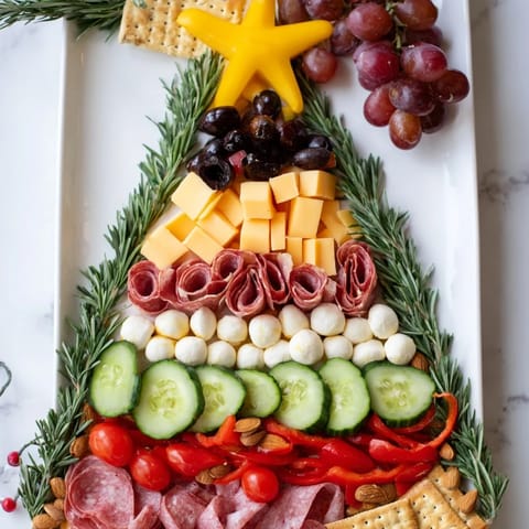 Festive Christmas Tree Board