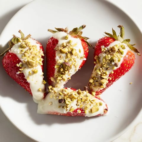 Yogurt Dipped Strawberry Half-Circle