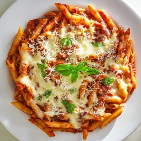 Baked Penne Arrabbiata Italian