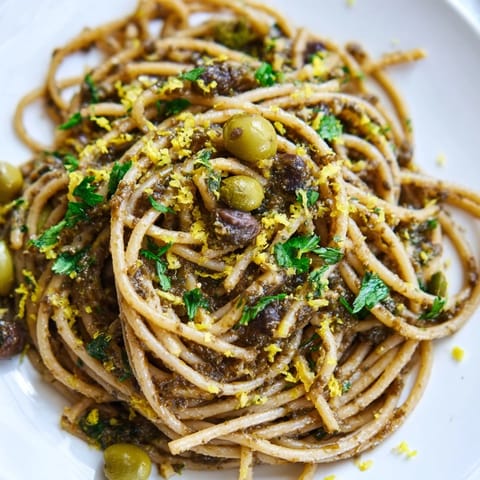 Olive Tapenade Pasta