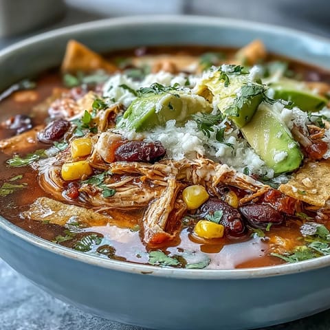 Instant Pot Chicken Tortilla Soup