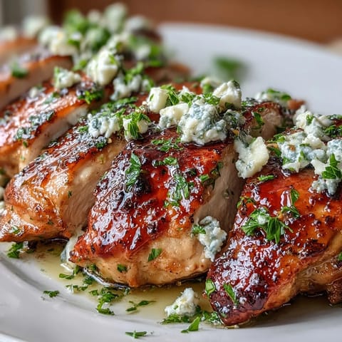 Tender Greek Chicken with Lemon and Feta plated beside a crisp Mediterranean salad and lemon wedges.