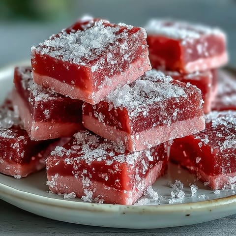 1. Guava cheese, a tropical confection with vibrant pink hue, offers a fragrant, tangy-sweet flavor and smooth, luscious texture.