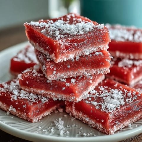 2. This guava cheese recipe creates jewel-toned squares, blending ripe guava, fresh lime, and sugar into a glossy, melt-in-your-mouth treat.