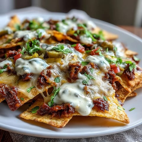 Loaded Baseball Nachos Cheese