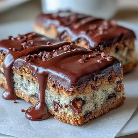 Graduation cookie bars with white chocolate drizzle, packed with colorful candies and chocolate chips, ready for a festive celebration.