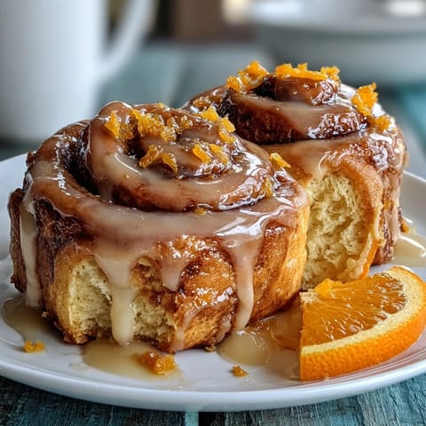 Soft Orange Rolls Delight