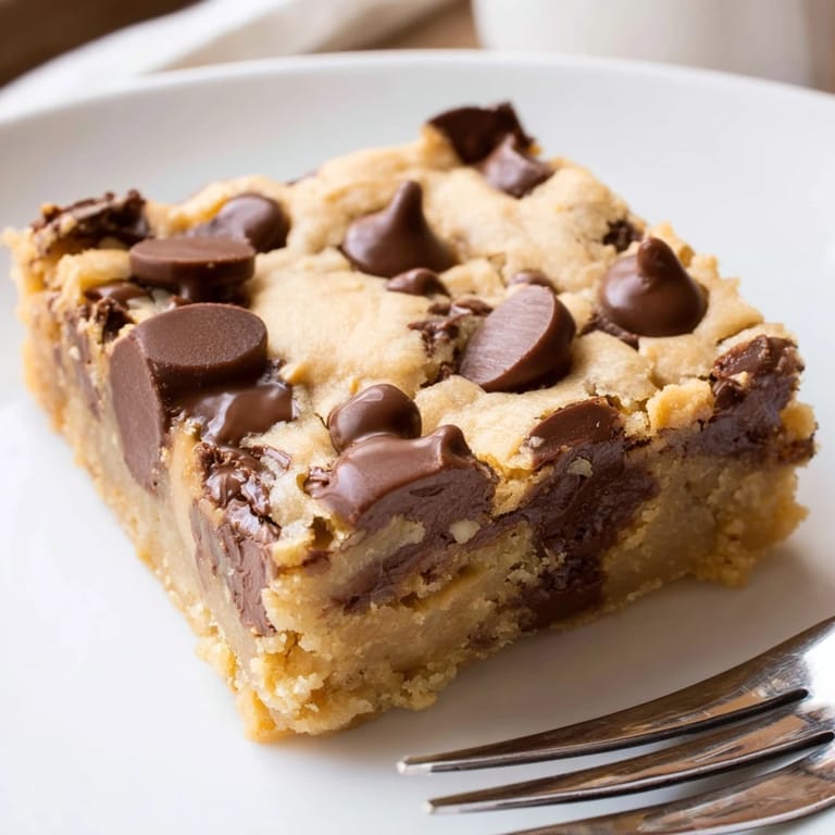 Decadent Gooey Peanut Butter Chocolate Bars served warm with a scoop of ice cream.  