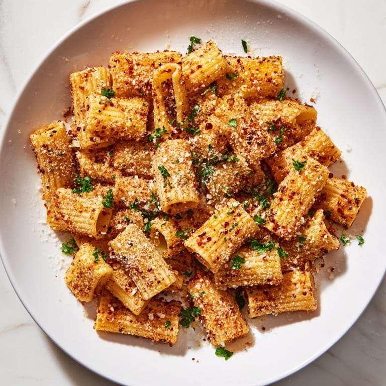 Perfectly baked Spicy Lemon-Parmesan Pasta Chips, showcasing a vibrant lemon zest and Parmesan coating.
