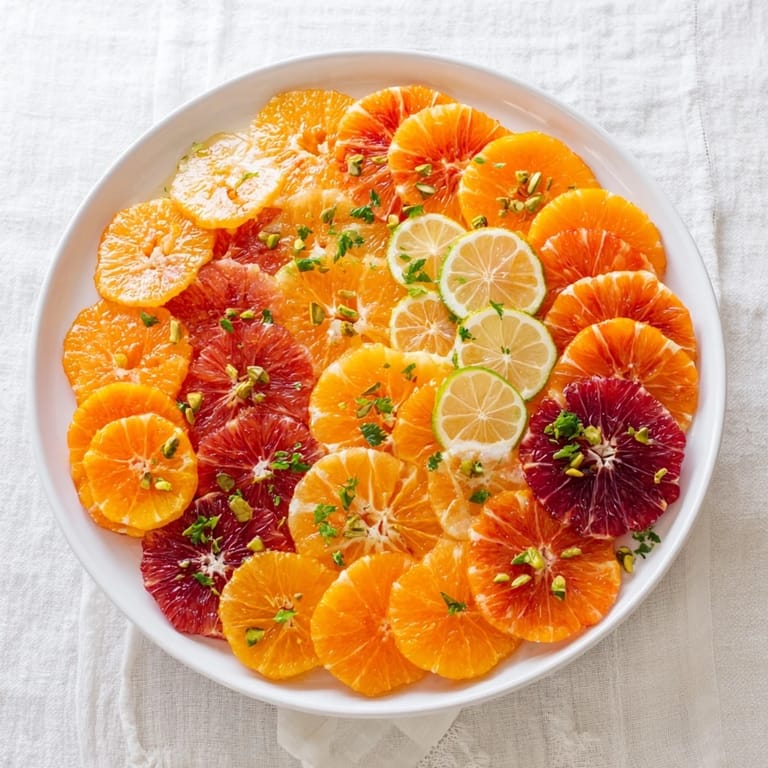 Bright Clockwork Orange arrangement, showcasing colorful citrus wheels and cheese time pieces for a party snack.