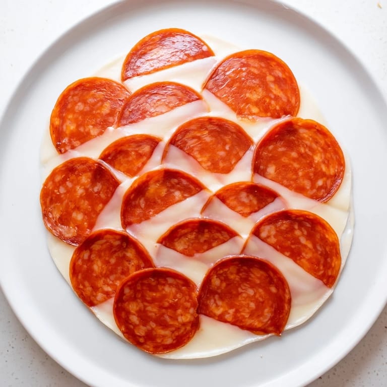 Spicy pepperoni and cheesy goodness create a beautiful Dragon Scale appetizer perfect for any party.