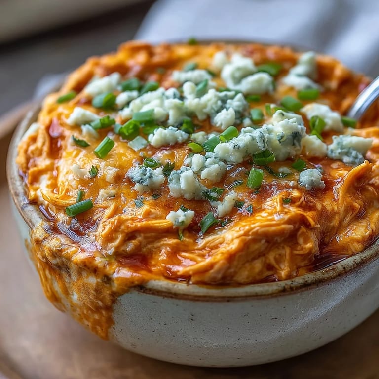 A bowl of Crock Pot Buffalo Chicken Dip Soup with celery sticks and tortilla chips for dipping.