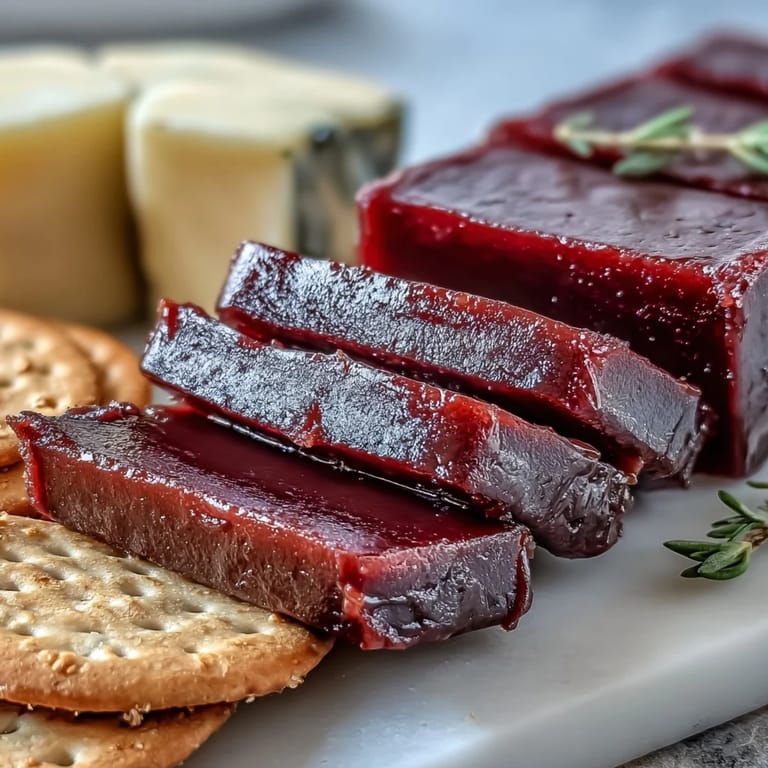 Thick, sweet guava paste with bright citrus notes, ready to slice and serve.