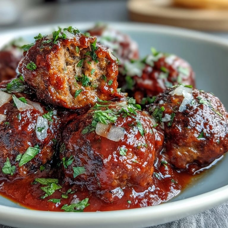 Meatballs in marinara slow cooker style—hearty, flavorful, and perfect for parties or cozy family dinners.