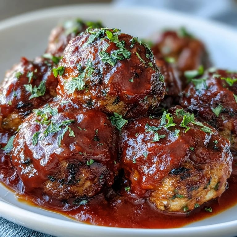 Housewarming slow cooker meatballs in marinara—savory bites of beef and pork in rich, herb-infused tomato sauce.  