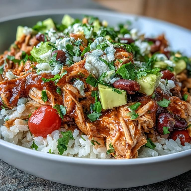Flavorful salsa chicken bowls combine juicy shredded chicken, zesty salsa, and fresh toppings for a satisfying meal.