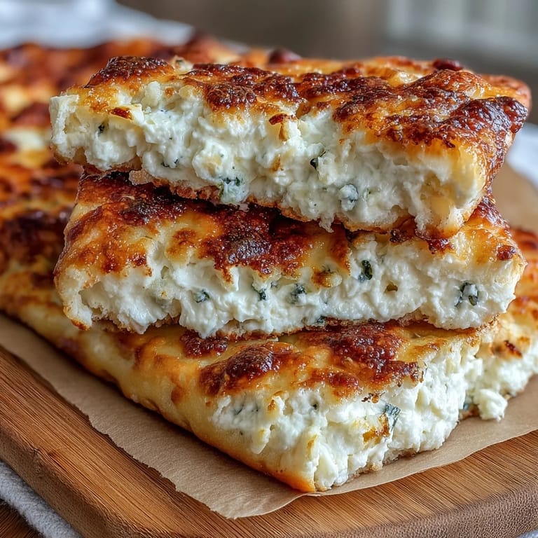 Wholesome cottage cheese flatbread made with eggs, flexible and ready for your favorite toppings.